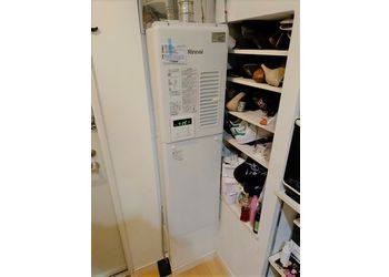 RUX-V1610SWFAからRUX-V1615SWFA(B)-Eへの給湯器交換事例